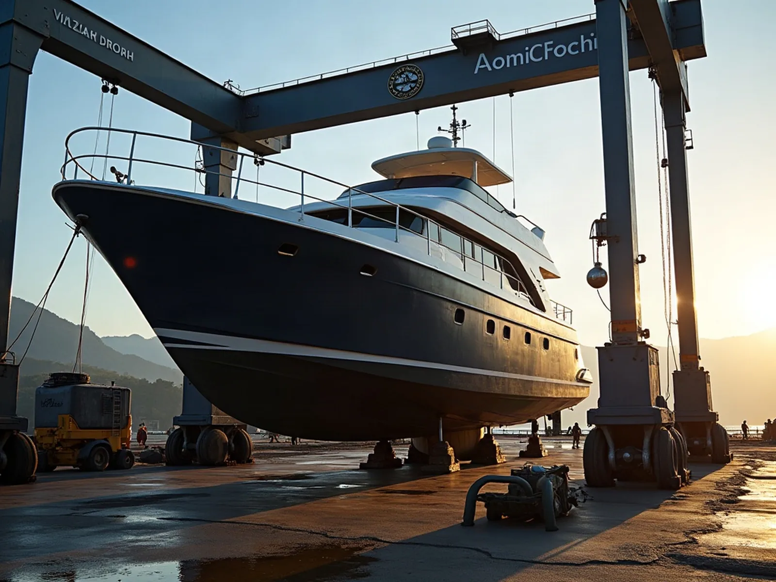 Yacht Slipway — independent marine survey, Indonesia
